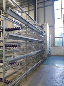 <span class=keywords><strong>Cage</strong></span> à poulets galvanisée à chaud entièrement automatique à trois étages de type H, nouvelle vente chaude 2025, durable, antirouille, <span class=keywords><strong>cage</strong></span> à couches JiHua - Product Image 6