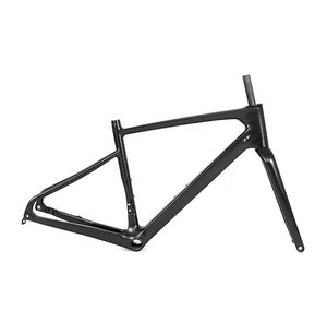 Cadre de vélo de route tout-terrain en fibre de carbone 700c, supports de freins à disque, sans marque, x1000, 51cm - Product Image 3