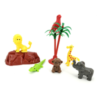 Jouet animal en plastique personnalisé d'usine pour enfants éléphants Fidget éducatif pour le jeu d'imitation et le préscolaire