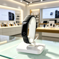 Bracelet de montre connectée avec alarme antivol, système de sécurité pour la vente au détail, pour vitrine d'échantillons réels dans un magasin spécialisé de la marque
