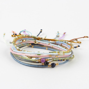 Pulsera Ajustable Hecha a Mano con Cuentas Japonesas Miyuki de Diseño Bonito y Tamaño Pequeño para Mujer - Product Image 3