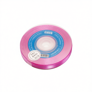 Il nastro in raso viola da 0,3 cm, 80 iarde, per decorazioni artigianali - Product Image 2