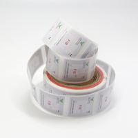 SUNLANRFID Mini etiquetas de Control DE ACCESO 50*50mm FUDAN F08 FM11RF08 13,56 MHz RFID NFC pegatina para tarjeta de Control de acceso