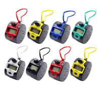 Compteur de pointage numérique à 5 chiffres Clicker manuel avec rétroéclairage LED et anneau pour le travail à la pièce