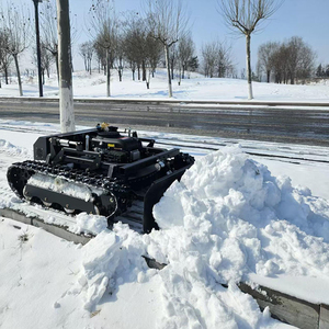 HUADA Déneigeuse robotisée industrielle sans fil télécommandée, <span class=keywords><strong>tondeuse</strong></span> à gazon à essence/diesel avec <span class=keywords><strong>démarrage</strong></span> à essence/diesel et marche sur chenilles - Product Image 3