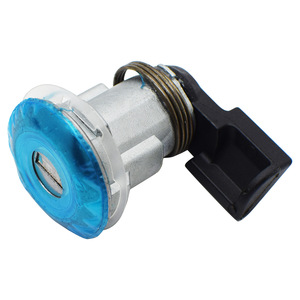 Fuel Filler <b>Cap</b> Lock Cylindrical For Toyota Tundra 2000 2003 With 2 <b>Keys</b> Aluminum Alloy Black - Product Image 4