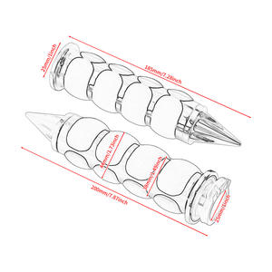 Poignée de moto en alliage usinée CNC de précision, performance améliorée, bord lisse, anti-usure, support de conduite fiable, pièce de guidon fiable - Product Image 3
