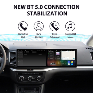 Pantalla Interactiva Dual de 10.1 Pulgadas Foforfor para Volkswagen <span class=keywords><strong>Sharan</strong></span> 2012-2019, Android 15, Carplay, DSP para Auto, GPS, Radio Estéreo OEM - Product Image 4