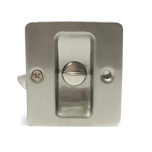 Cerradura de puerta corredera de zinc con función de privacidad para cocina y baño Fácil instalación - Product Image 2