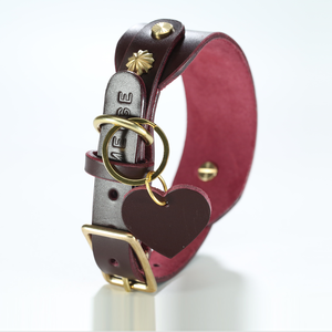 Collares y Correas para Mascotas de Cuero Genuino Suave de Diseño Original, <span class=keywords><strong>Collar</strong></span> Ancho con Protección para el Cuello, Ajustable, Juego de <span class=keywords><strong>Collar</strong></span> de Lujo para Perro - Product Image 3