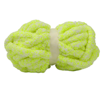 Factory Direct Luminous Polyester Yarn 100% Dyed Luminous Wool Bright Luminous Glow in the Dark Crochet Yarn Polyester Yarn