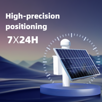 Station de surveillance GNSS solaire D30 pour toiture, récepteur d'installation urbaine, protection IP67, précision RTK pour les infrastructures de bâtiment