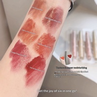 Gege Bear Sweet Love Flower Heart Honey Scented Gloss Hydratant Mirror Lipstick Dewy Brightening Long Wear Lip Gloss Cosmetic