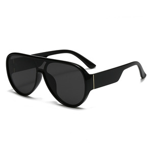 Nuovi Occhiali da Sole Cross-border Pilot UV400 con Lenti Marine a Doppio Ponte, Montatura Grande Retrò di Tendenza, Modello Chance 1962 Ins - Product Image 5