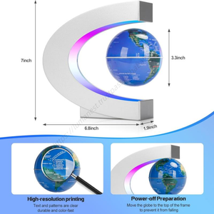 Dispositivo de exhibición de luz nocturna LED con globos de levitación magnética para geografía, venta al por mayor - Product Image 3