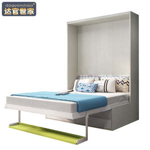 Nuevo diseño moderno plegable <span class=keywords><strong>Vertical</strong></span> Horizontal fácil montaje pared <span class=keywords><strong>cama</strong></span> <span class=keywords><strong>mecanismo</strong></span> Murphy <span class=keywords><strong>cama</strong></span> con sofá <span class=keywords><strong>para</strong></span> muebles de dormitorio - Product Image 2
