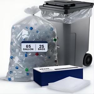 ถุงขยะหัวหม่าเหิงชุน 65 แกลลอน หนา 2.7 มิล ใส ทนทาน สำหรับใส่ถังขยะ ขนาด 50” x 48” - Product Image 6