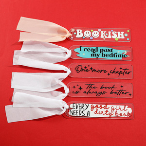 Marcapáginas de Cinta Acrílica Estilo <span class=keywords><strong>Instagram</strong></span>, Marcapáginas Promocionales con Colgantes de Cinta, Venta Caliente - Product Image 2