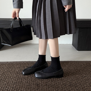 Zapatos Casuales de Mujer Estilo Coreano, Nueva Llegada 2026, Minimalistas, Textura Premium, Versátiles, Planos para Uso Diario - Product Image 2