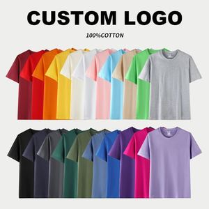 Vente en gros de t-shirts personnalisés 100% coton 200GSM, impression personnalisée pour l'été, t-shirts décontractés pour femmes et hommes - Product Image 2