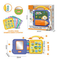 Jouet éducatif pour enfants - Machine d'apprentissage bilingue avec insertion de cartes - Chansons de berceuse et poésie classique pour bébés