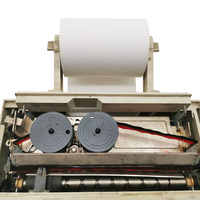 Ruban compatible GR24 pour calculatrice, machine à écrire, Canon Nylon 66 12mm, ruban d'imprimante noir sur blanc, noir rouge