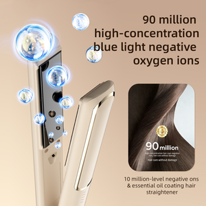 Lisseur électrique professionnel 2-en-1 Pritech LED avec plaques en titane pour utilisation en camping-car et en hôtel - Product Image 4