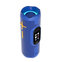 Haut-parleur Bluetooth intelligent à écran tactile 20W, haut-parleur stéréo sans fil portable, étanche IPX5, affichage LED, radio FM, USB AUX