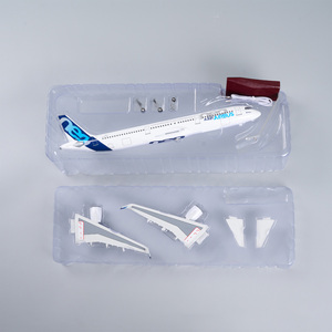Modelo de Avión de Resina Airbus <span class=keywords><strong>A321</strong></span> Neo a Escala 1/100 de 45 cm con Luces LED y Tren de Aterrizaje - Product Image 6