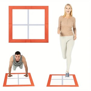 Portable Folding <b>Square</b> Agility Trainer Football <b>Speed</b> Ladder Drill Frame for Soccer Training - Product Image 3