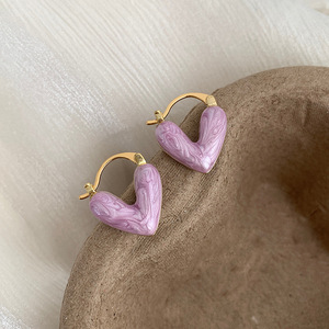 <span class=keywords><strong>Orecchini</strong></span> <span class=keywords><strong>pendenti</strong></span> eleganti con ciondolo <span class=keywords><strong>a</strong></span> <span class=keywords><strong>forma</strong></span> <span class=keywords><strong>di</strong></span> <span class=keywords><strong>cuore</strong></span> in lega romantica in zircone per Unisex - Product Image 6