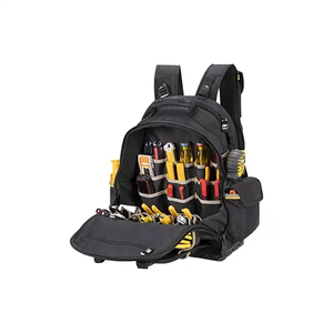 Không thấm nước bền thợ điện Công cụ Ba lô công suất lớn màu đen công cụ Túi - Product Image 1