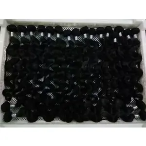 Wholesale Top Quality Human Remy Bulk Extension Raw Cuticle Aligned Human Hair,long curly human hair bundles