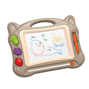 Magnetic Drawing Board For Kids 2-6 Years Old Album Style With Colors And Eraser For Home Art Play - Product Image 1