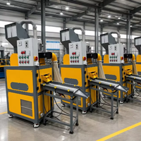 Ligne de production de recyclage de câbles en aluminium et cuivre avec machine de granulation automatique, moteur et roulement, fournie directement par l'usine