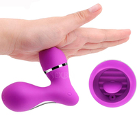 Leistungsstarker Saugvibrator für Frauen Sauger für Klitoris Brustwarzen Orale Klitorale Stimulation Erotisches Sexspielzeug für Erwachsene