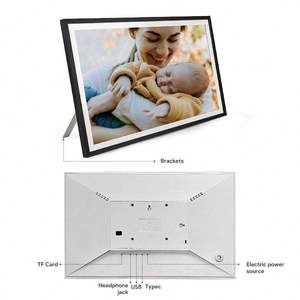 Frameo NO 1 Fabricant OEM Cadeau de Noël/Vendredi noir/Anniversaire Cadre <span class=keywords><strong>photo</strong></span> numérique Wi-Fi avec boîtier acrylique 17 pouces Lecture vidéo - Product Image 2