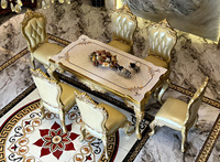 Ensemble de canapés sectionnels de style européen moderne et luxueux avec revêtement en tissu rembourré en éponge pour la décoration de salon