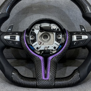 <span class=keywords><strong>Volante</strong></span> de fibra de carbono morado personalizado, adecuado para <span class=keywords><strong>BMW</strong></span> F30 F10 F15 F36 F20 F22 F25 F32 M3 M5 E46 E60 E70 E90 E91 <span class=keywords><strong>M</strong></span> - Product Image 5