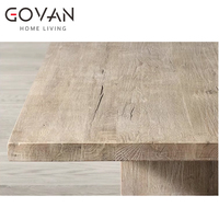 Table basse Wabi Sabi en bois massif de style vintage américain, en bois d'orme, faite à la main, couleur personnalisée, durable, écologique, pour salon, hôtel