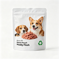 Sachet alimentaire stérilisable en PP monofilament imprimé sur mesure et recyclable pour aliments humides pour chiens au poulet tendre – Sac alimentaire sûr