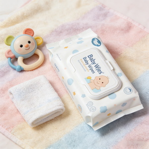Lingettes pour bébé hypoallergéniques à pH équilibré pour le nettoyage des mains <span class=keywords><strong>et</strong></span> du visage, pour les peaux délicates des bébés - Product Image 3