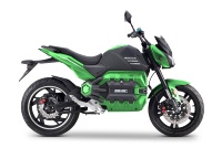 Moto électrique intelligente à grande vitesse E-Odin, 120 km/h, 6000 W, autonomie de 200 km, style sportif, certifiée EEC L3e, batterie 72 V
