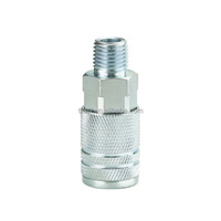 Raccords rapides en acier pour air comprimé, filetage NPT mâle 1/4 pouce 3/8 pouce