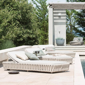 كرسي فاخر في الهواء الطلق أثاث الحديقة ، كرسي صالة وحمام سباحة حديث ، أثاث الفناء ، كراسي الاستلقاء تحت أشعة الشمس من الخيزران الهندي - Product Image 2