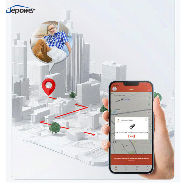 Jepower Fall Detection Alert Smart Posture Correction Belt for Elderly Nursing Home Care Safety Model Elderly Intelligent