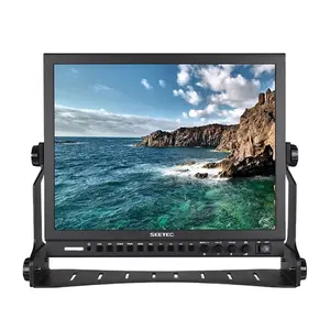 15 "Aluminium Design 1024x768 HD Pro Broadcast LCD Monitor mit 3G-SDI HDMI AV YPbPr P150-3HSD