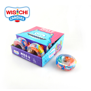 Campione gratuito Miss U marca jelly bean candy mix sapore ciambella imballato fagiolo gelatina colorato alla rinfusa - Product Image 6