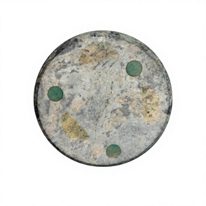 Round White Marble Pastry Board with <b>Wooden</b> <b>Rolling</b> <b>Pin</b> Eco-Friendly Customizable Thickness (4mm/5mm/10mm) Heat Resistant - Product Image 5