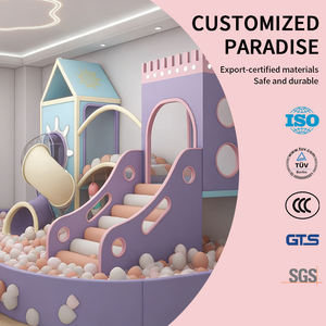 Speeltoestellen voor binnen, sprookjes-thema, met ballenbak en glijbaan, aanpasbaar voor kleuterscholen, rechtstreeks van de fabriek. - Product Image 6